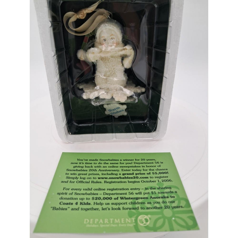 Snowbabies 'Warm Wishes' Ornament